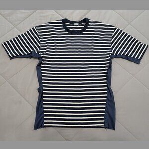kolor Beacon short-sleeved navy and white striped t-shirt, size M